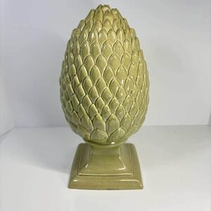 Vintage Ceramic Pinecone Decor: Large Figural Mantelpiece No. 170-2, Portugal